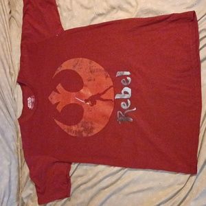 STAR WARS REBEL TSHIRT SIZE M RED